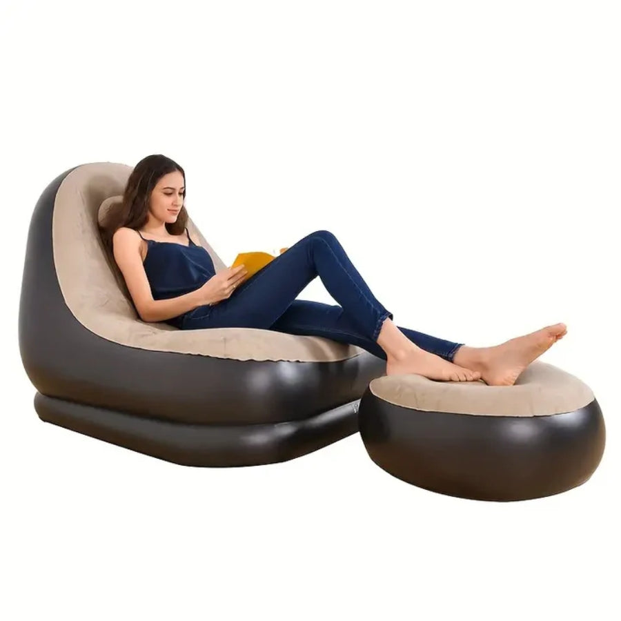 Sillón Inflable Sofá Portátil Plegable x 2 piezas