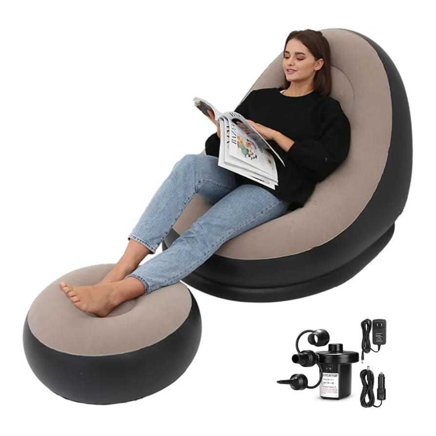 Sillón Inflable Sofá Portátil Plegable x 2 piezas