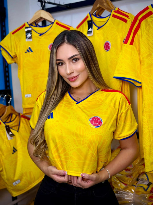 Blusas de dama seleccion colombia - CALIDAD PREMIUM