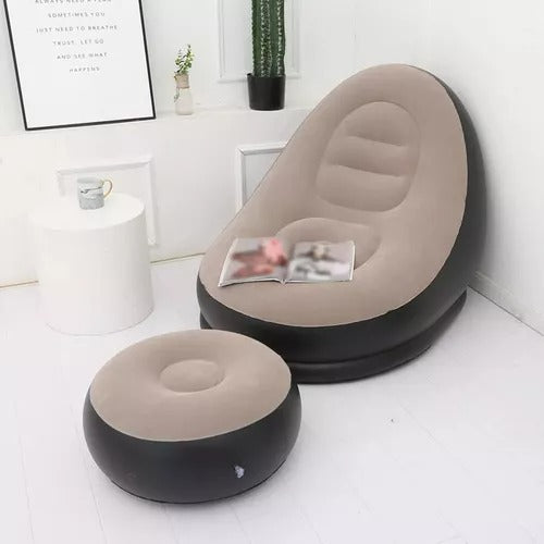 Sillón Inflable Sofá Portátil Plegable x 2 piezas