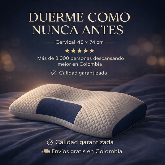 Almohada cervical de algodon