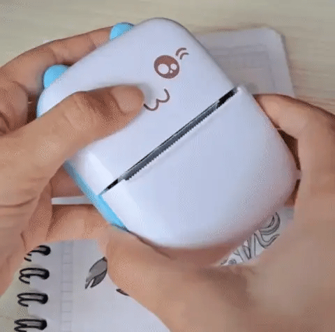 PrintMagic® Mini Impresora Portátil – Imprime sin tinta desde tu celular + 13 Rollos Incluidos"